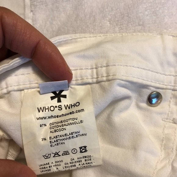 Who’s who white Italian pants - Picture 6 of 8